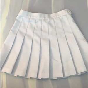 American apparel white tennis skirt